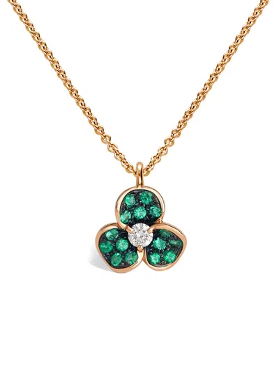 Leo Pizzo Candy Flora Pendant Necklace In Rosa