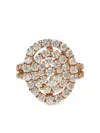 Leo Pizzo 18kt Rose Gold Diamond Must Have Ring In Pink