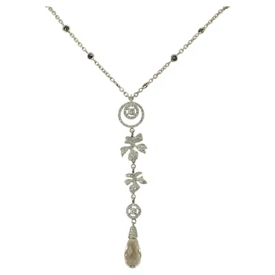 Pre-owned Leo Pizzo Contemporary  G Vvs 4.50 Ct Diamond 18 Kt Necklace In Multi