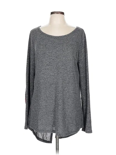 Pre-owned Leo Rosi Long Sleeve T-shirt In Gray