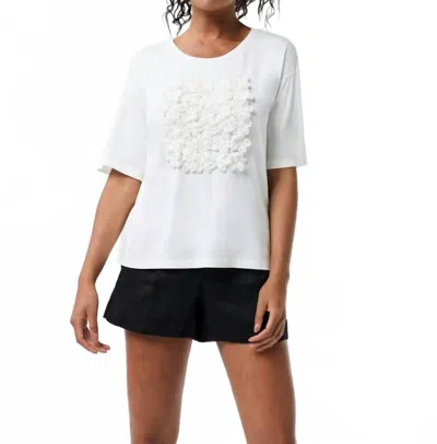 Leo Ugo Magda Flower Center Tee In White