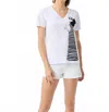 Leo Ugo Miranda Soft Cotton T-shirt In White With Black In White