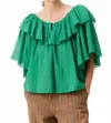 Leon & Harper Casey Plain Shirt In Green In Green