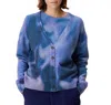 Leon & Harper Ming V-neck Cardigan In Blue In Blue