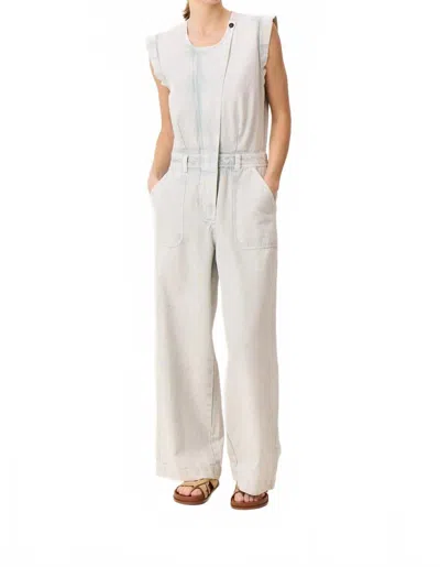 Leon & Harper Orace Plain Jumpsuit In Green In White