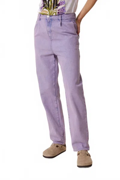 Leon & Harper Patrick Pl4 Jeans In Lilac In Black