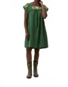 Leon & Harper Raddix Mini Dress In Green In Green