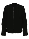 Leon Emanuel Blanck Cotton Zip-up Jacket In Black
