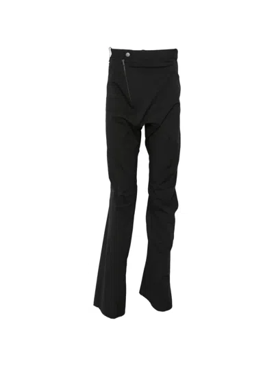 Leon Emanuel Blanck Distortion Strait Trousers In Blue