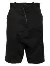 Leon Emanuel Blanck Drop-crotch Shorts In Black