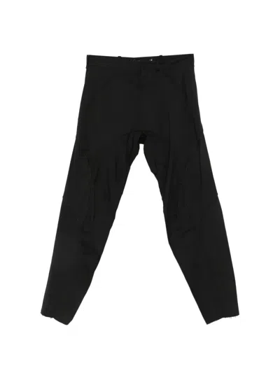 Leon Emanuel Blanck Panelled Slim-fit Trousers In Black