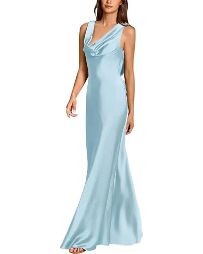 Leon Gori Anette Maxi Dress In Blue