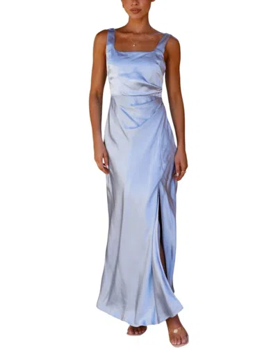 Leon Gori Anette Maxi Dress In Blue