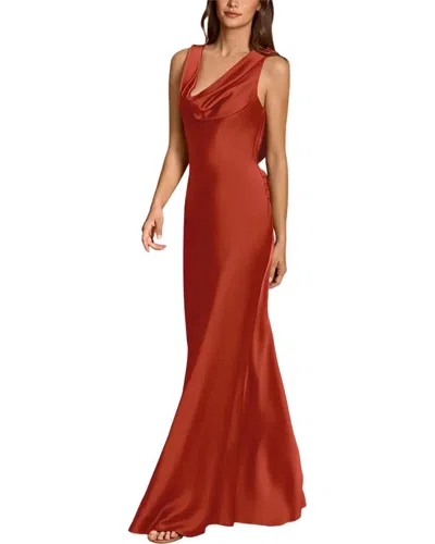 Leon Gori Anette Maxi Dress In Brown