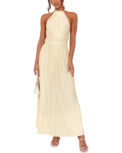 Leon Gori Anette Maxi Dress In Brown