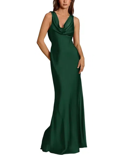 Leon Gori Anette Maxi Dress In Green