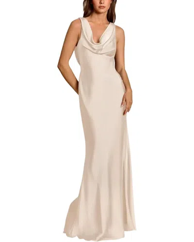 Leon Gori Anette Maxi Dress In Neutral