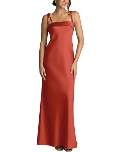 Leon Gori Anette Maxi Dress In Orange