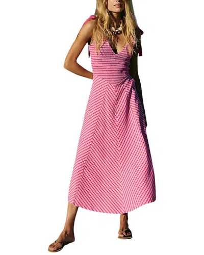 Leon Gori Camila Blanco Midi Dress