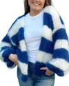 Leon Gori Cardigan In Blue