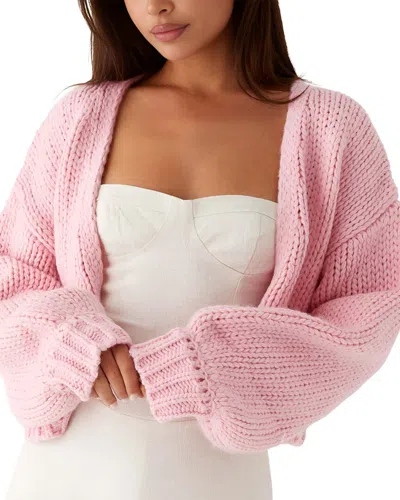 Leon Gori Cardigan In Pink