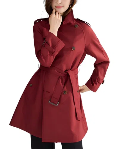 Leon Gori Cloak In Red