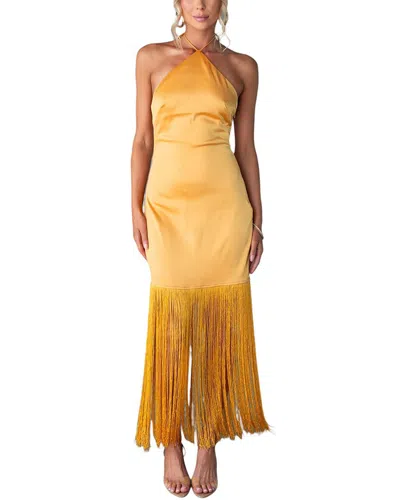 Leon Gori Deli S Maxi Dress In Yellow