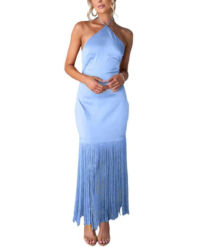 Leon Gori Deli S Maxi Dress In Blue