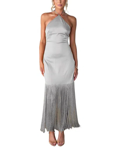 Leon Gori Deli S Maxi Dress In Gray