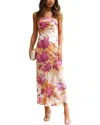 Leon Gori Maxi Dress In Multi