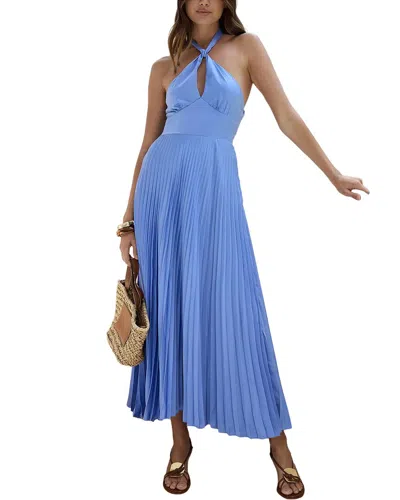 Leon Gori Maxi Dress In Blue