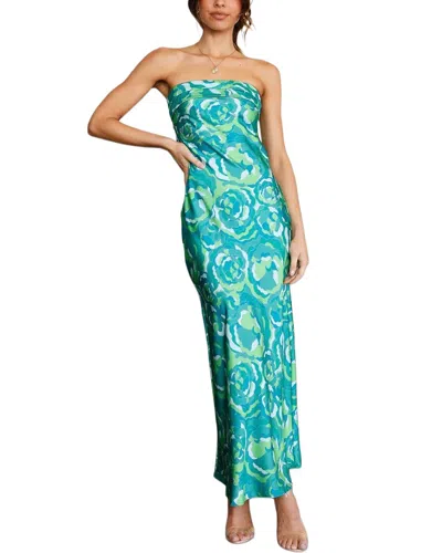 Leon Gori Maxi Dress In Green