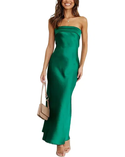 Leon Gori Maxi Dress In Green