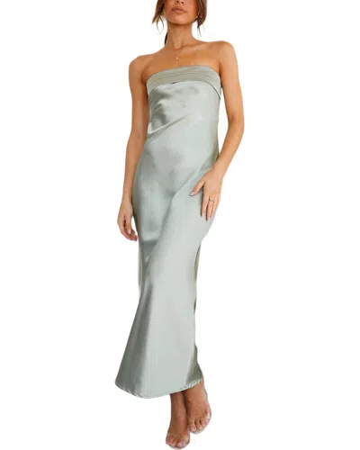 Leon Gori Maxi Dress In Gray