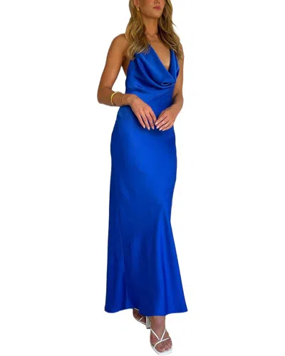 Leon Gori Maxi Dress In Blue