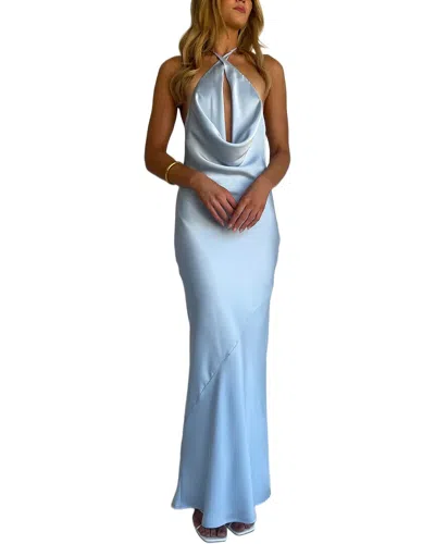 Leon Gori Maxi Dress In Blue