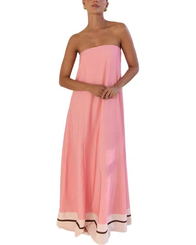 Leon Gori Maxi Dress In Pink