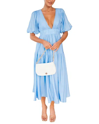 Leon Gori Maxi Dress In Blue
