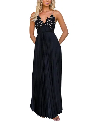 Leon Gori Maxi Dress In Blue