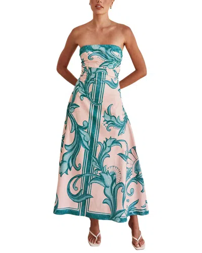 Leon Gori Maxi Dress In Blue