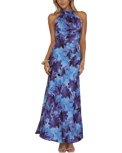 Leon Gori Maxi Dress In Blue
