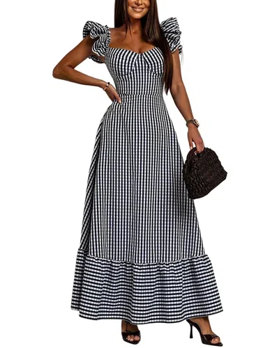 Leon Gori Maxi Dress In Transparent