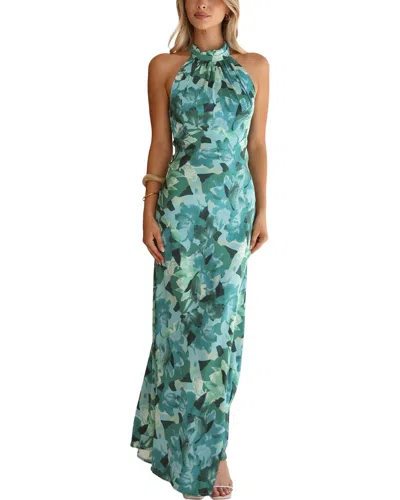 Leon Gori Maxi Dress In Green