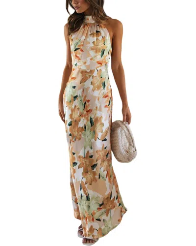 Leon Gori Maxi Dress In Multi