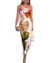 Leon Gori Maxi Dress In Multi