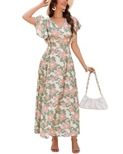 Leon Gori Maxi Dress In Neutral