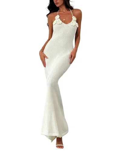 Leon Gori Maxi Dress In Neutral