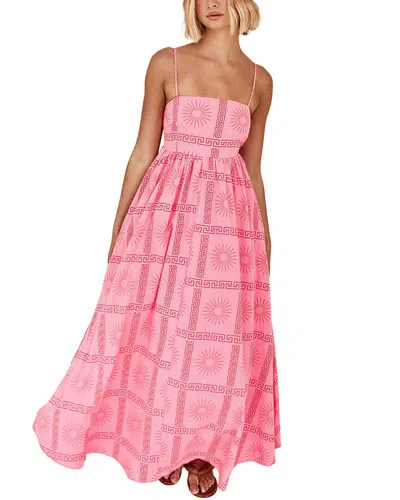 Leon Gori Maxi Dress In Pink