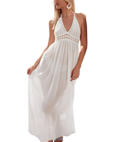 Leon Gori Maxi Dress In White