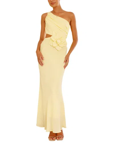 Leon Gori Maxi Dress In Yellow